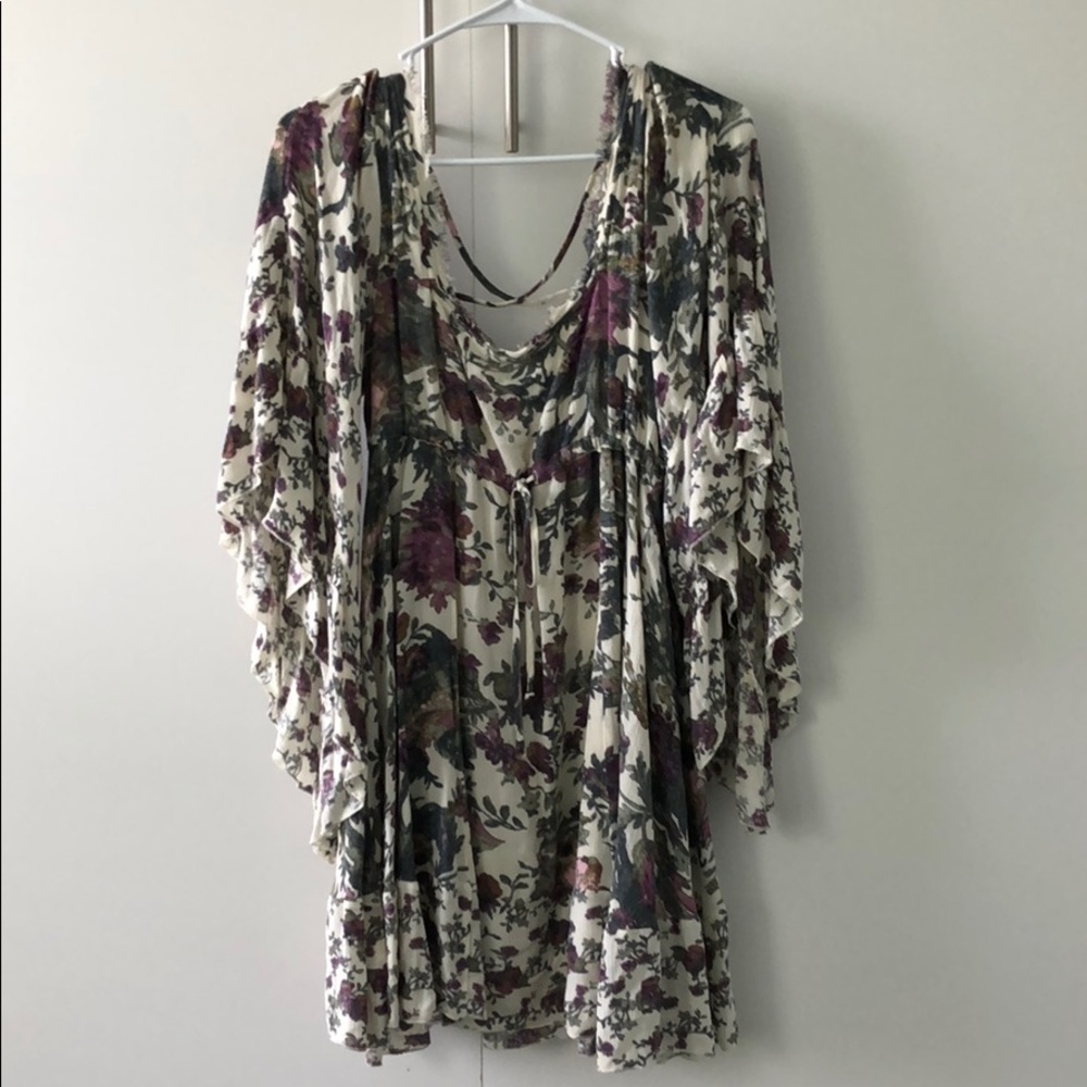 Free people floral babydoll dress - XS